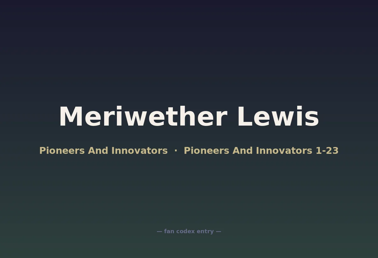 Meriwether Lewis