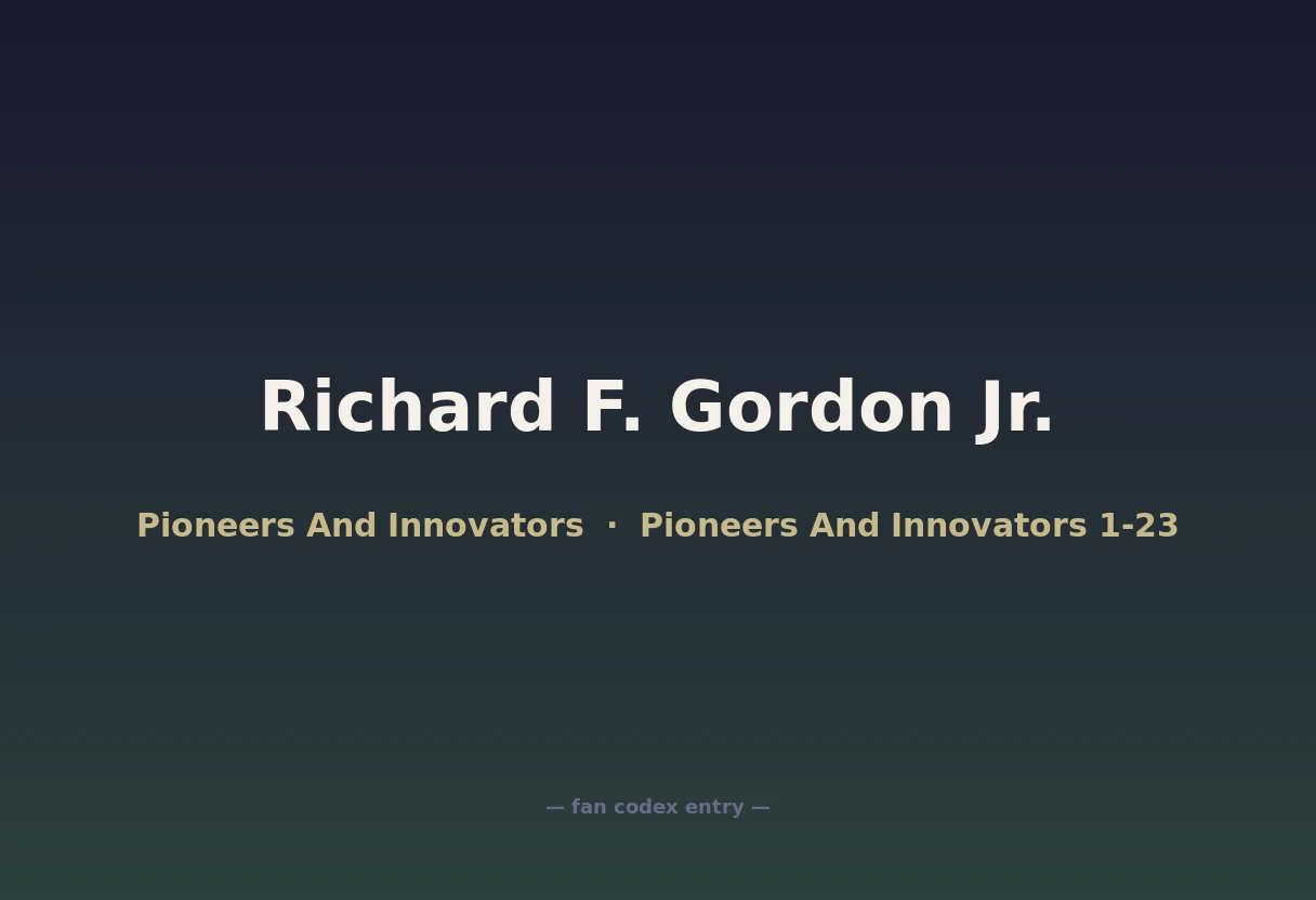 Richard F. Gordon Jr.